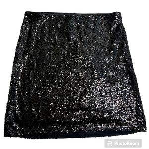 SEXY BLACK SEQUIN SKIRT. NWOT